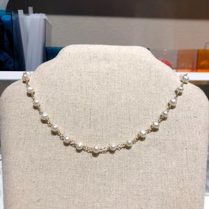 pearl and gold necklace